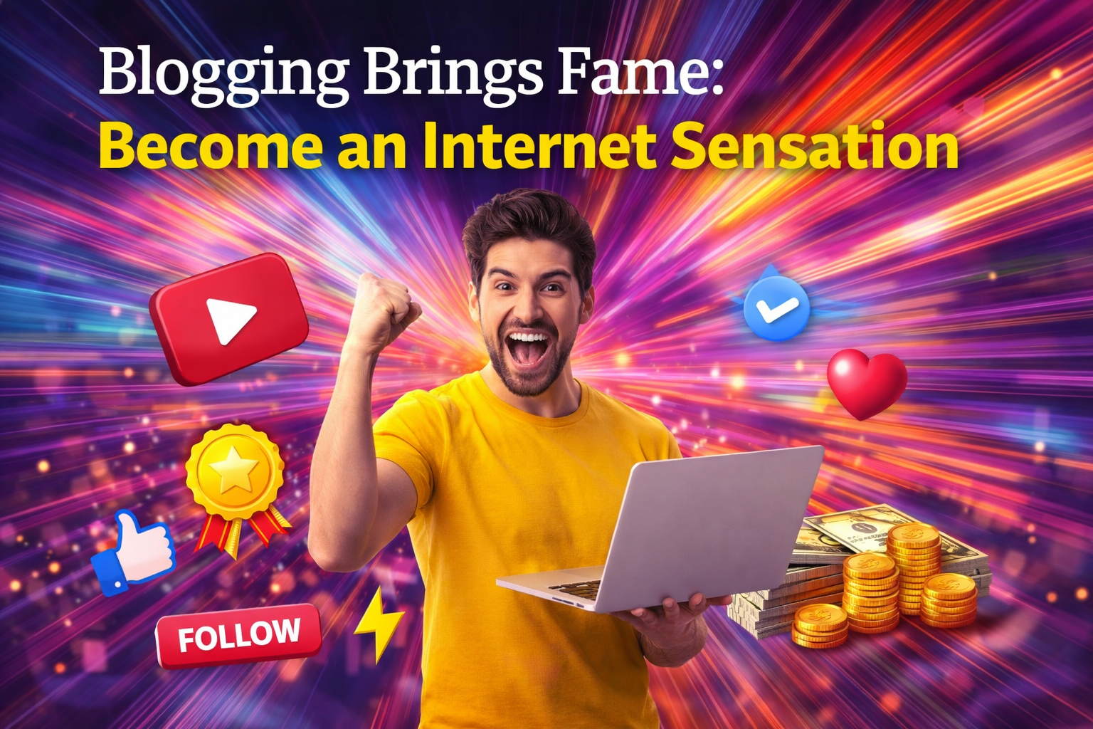Blogging Brings Fame: The Complete Guide to Becoming an Internet Sensation, Growing Your Business, and Earning Cash