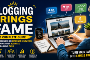 Blogging Brings Fame The Complete Guide to Becoming an Internet Sensation Growing Your Business and Earning Cash