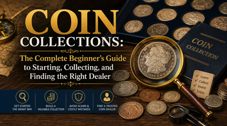 Coin Collections The Complete Beginner’s Guide to Starting, Collecting, and Finding the Right Dealer
